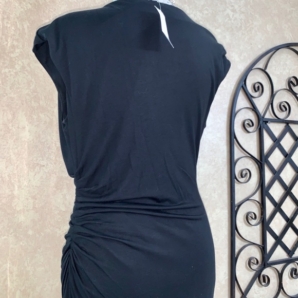 $98🌺Ann Taylor Cowl Neck Side Ruched Sheath Dress - Picture 6 of 10